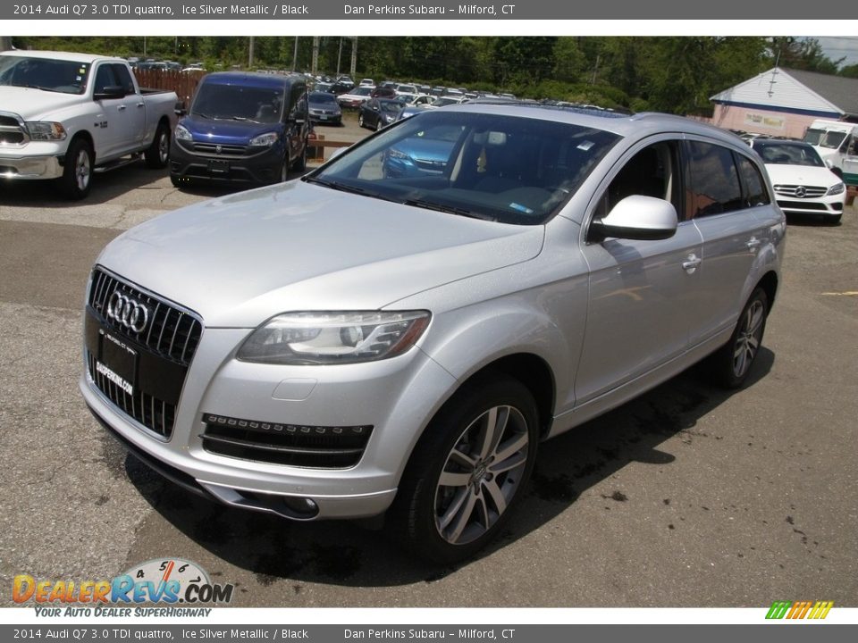 2014 Audi Q7 3.0 TDI quattro Ice Silver Metallic / Black Photo #1