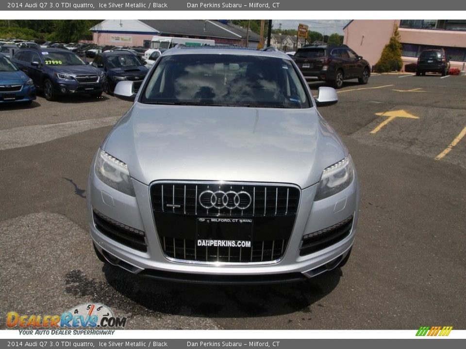 2014 Audi Q7 3.0 TDI quattro Ice Silver Metallic / Black Photo #2