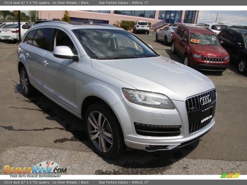 2014 Audi Q7 3.0 TDI quattro Ice Silver Metallic / Black Photo #3