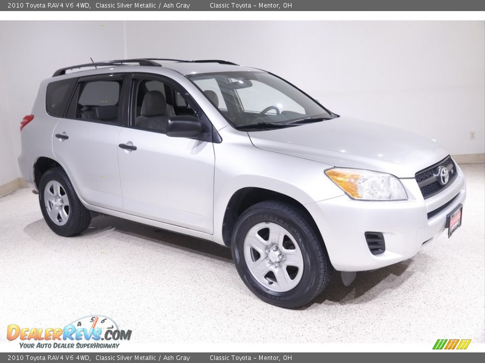 2010 Toyota RAV4 V6 4WD Classic Silver Metallic / Ash Gray Photo #1