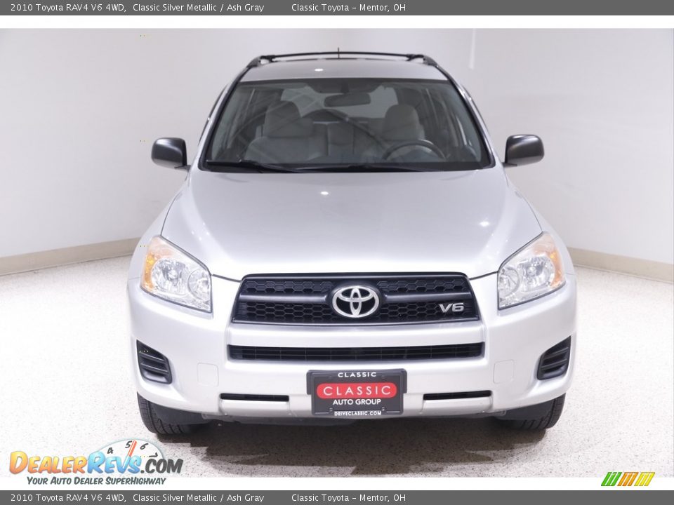 2010 Toyota RAV4 V6 4WD Classic Silver Metallic / Ash Gray Photo #2