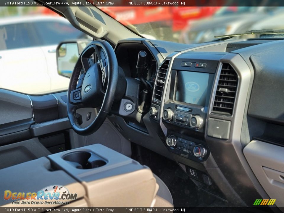 2019 Ford F150 XLT SuperCrew 4x4 Agate Black / Earth Gray Photo #2