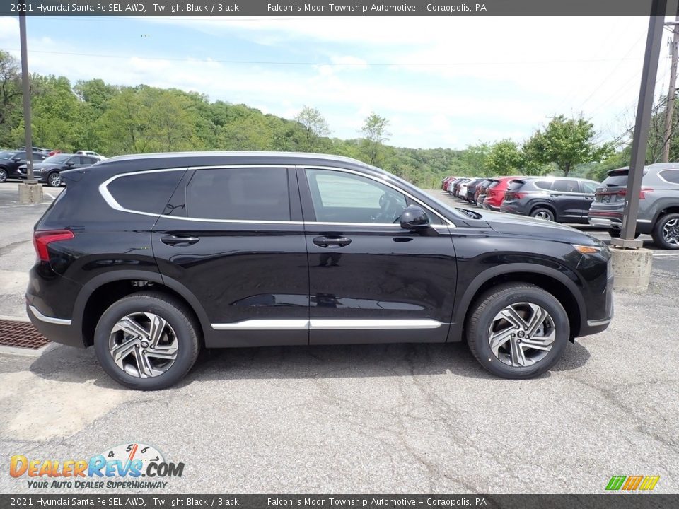 2021 Hyundai Santa Fe SEL AWD Twilight Black / Black Photo #1