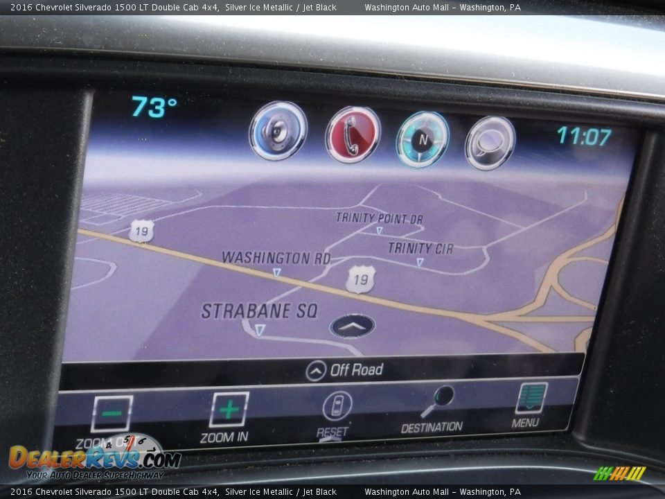 Navigation of 2016 Chevrolet Silverado 1500 LT Double Cab 4x4 Photo #24