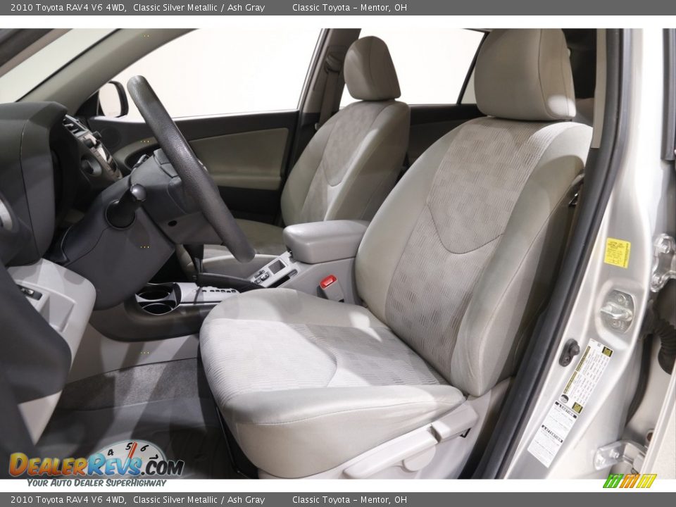 2010 Toyota RAV4 V6 4WD Classic Silver Metallic / Ash Gray Photo #5