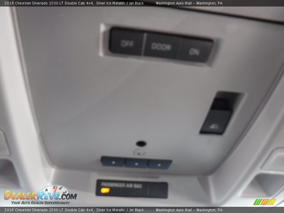 2016 Chevrolet Silverado 1500 LT Double Cab 4x4 Silver Ice Metallic / Jet Black Photo #26