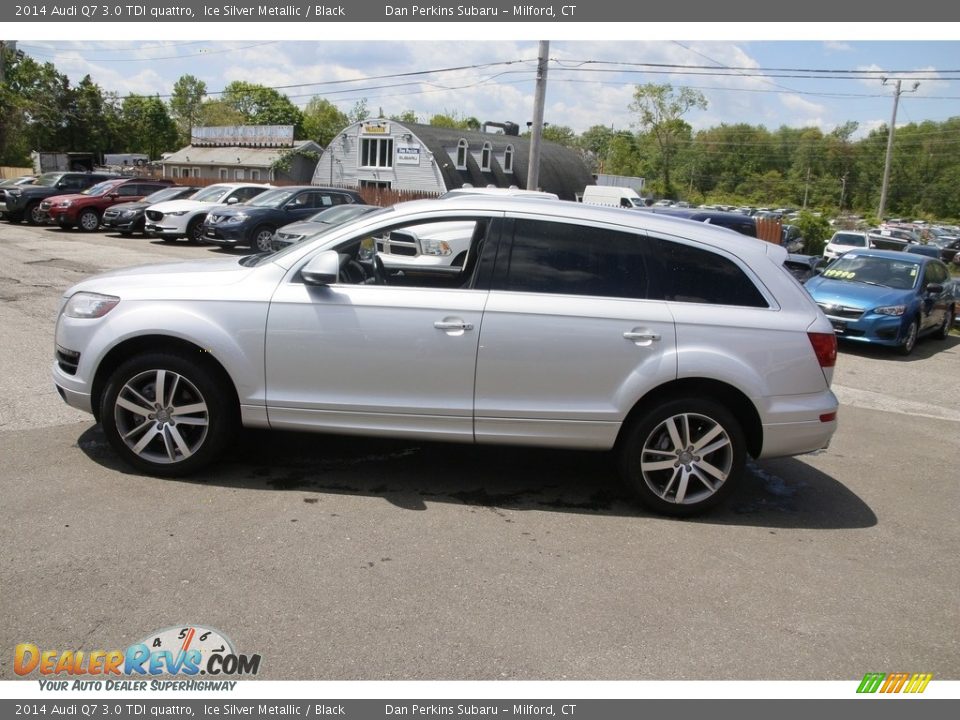 2014 Audi Q7 3.0 TDI quattro Ice Silver Metallic / Black Photo #8