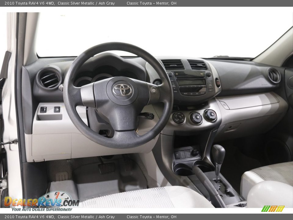 2010 Toyota RAV4 V6 4WD Classic Silver Metallic / Ash Gray Photo #6
