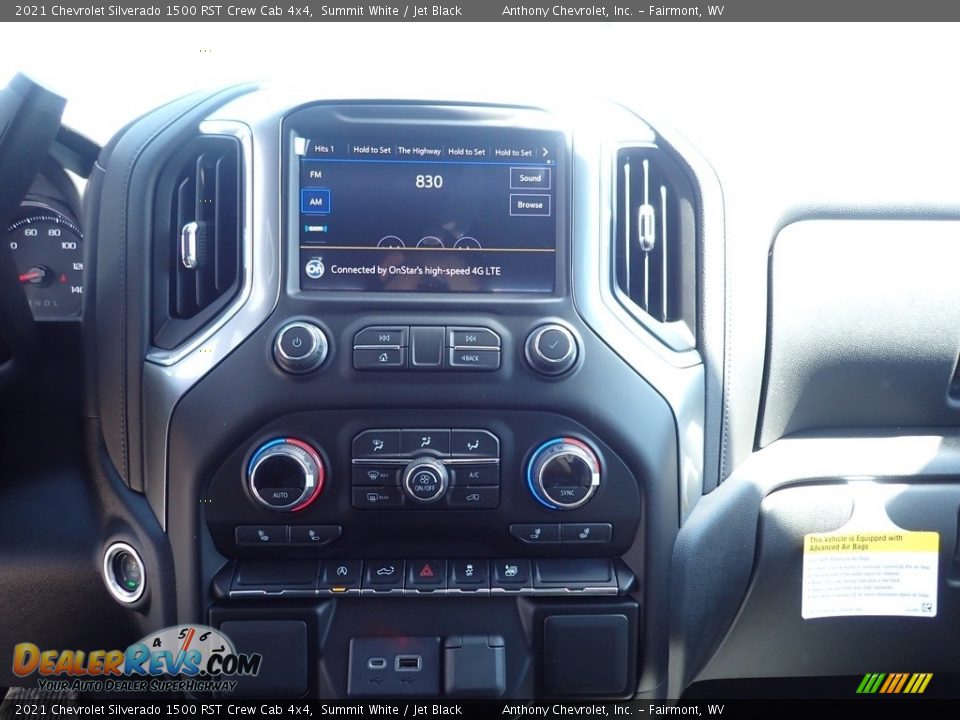 2021 Chevrolet Silverado 1500 RST Crew Cab 4x4 Summit White / Jet Black Photo #19