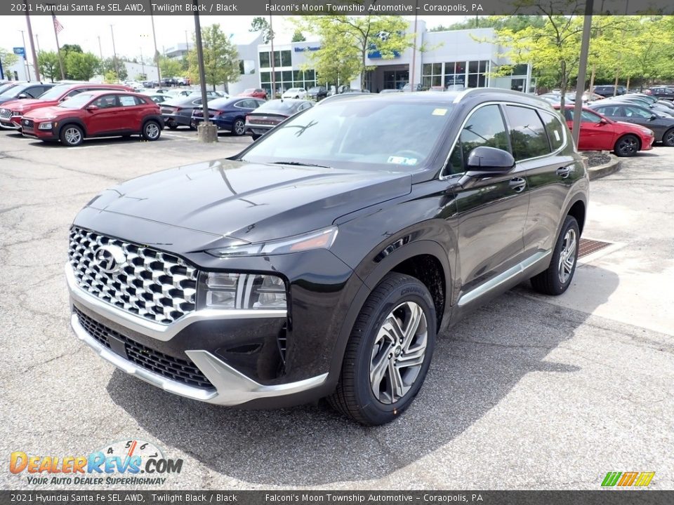 2021 Hyundai Santa Fe SEL AWD Twilight Black / Black Photo #5