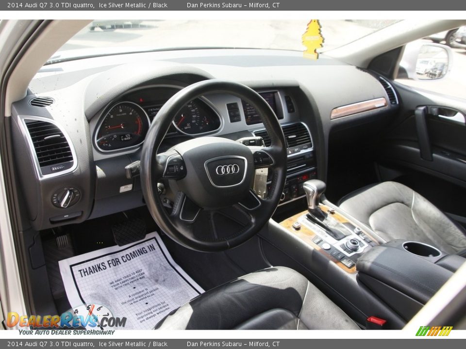 2014 Audi Q7 3.0 TDI quattro Ice Silver Metallic / Black Photo #10