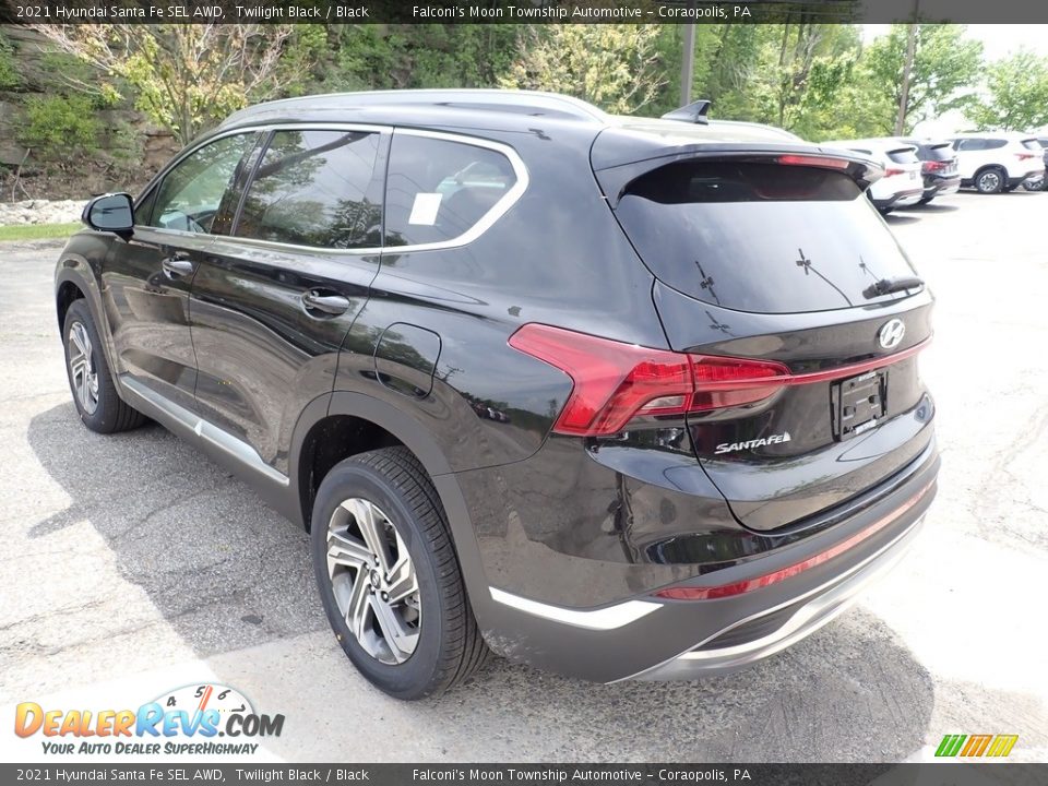 2021 Hyundai Santa Fe SEL AWD Twilight Black / Black Photo #6