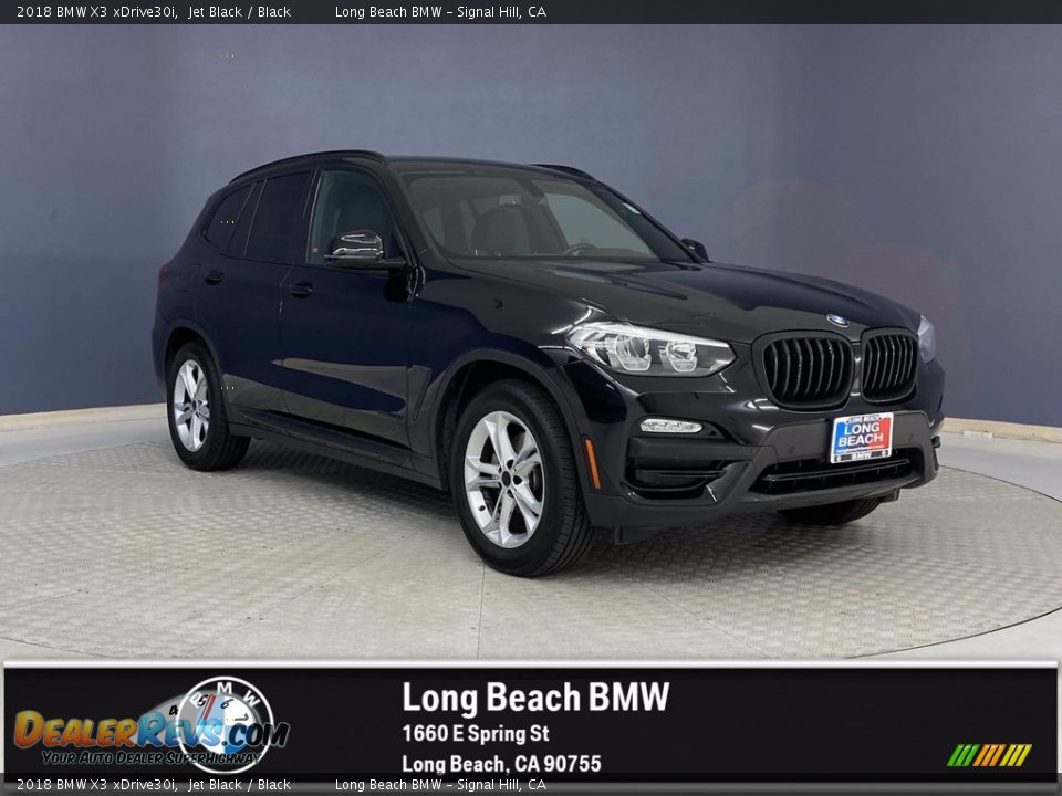 2018 BMW X3 xDrive30i Jet Black / Black Photo #1