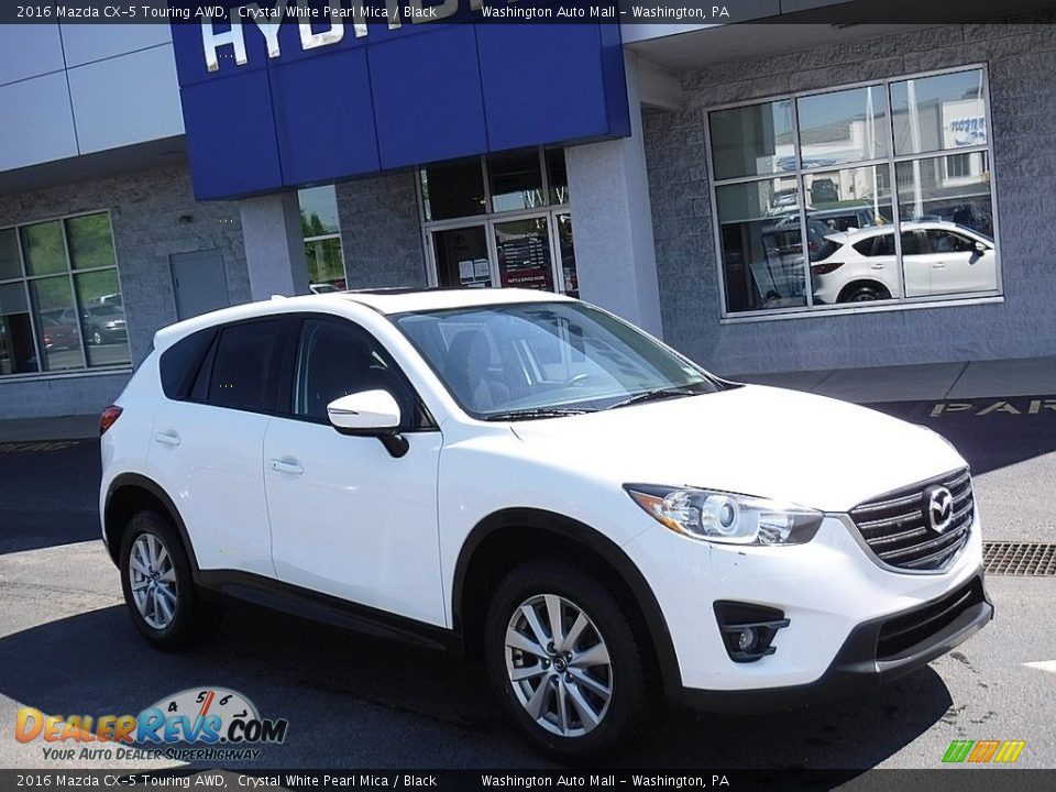 2016 Mazda CX-5 Touring AWD Crystal White Pearl Mica / Black Photo #1