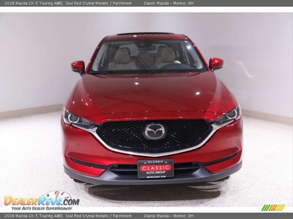 2018 Mazda CX-5 Touring AWD Soul Red Crystal Metallic / Parchment Photo #2