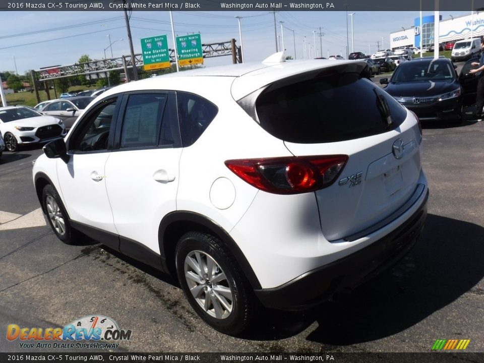 2016 Mazda CX-5 Touring AWD Crystal White Pearl Mica / Black Photo #8