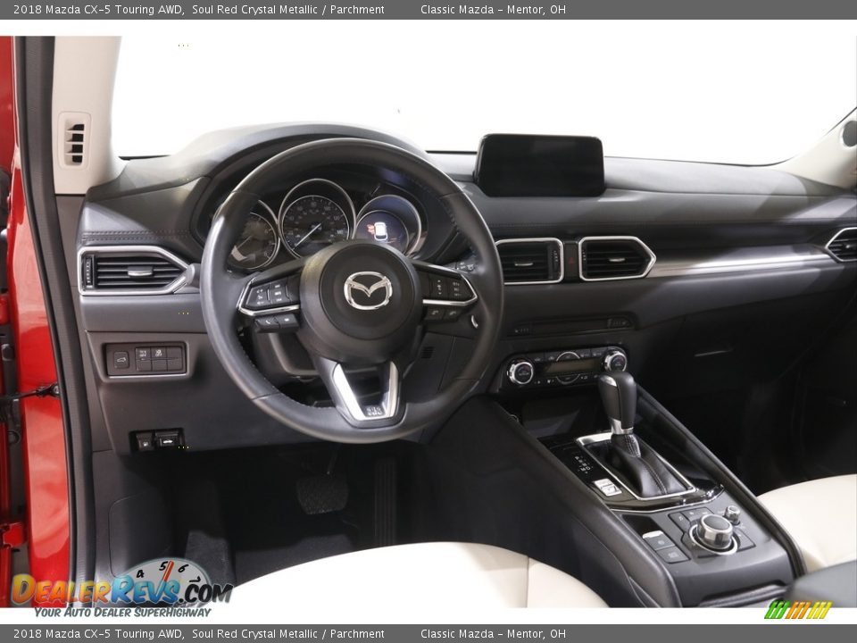 2018 Mazda CX-5 Touring AWD Soul Red Crystal Metallic / Parchment Photo #6