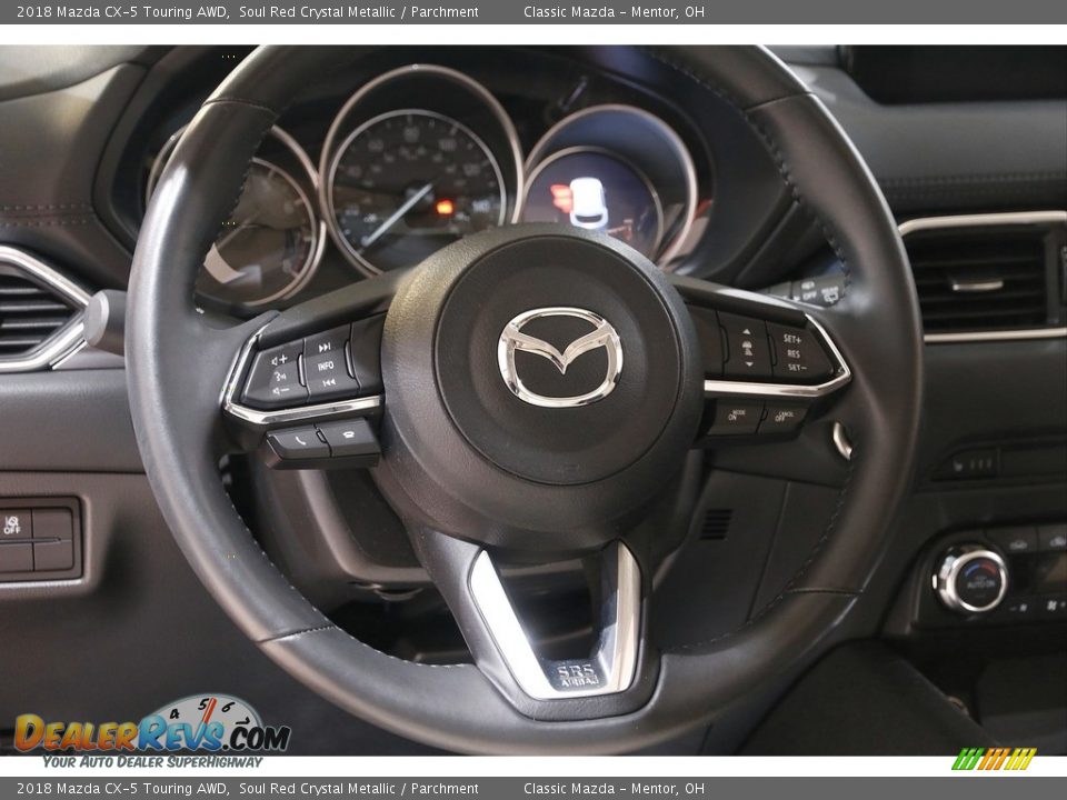 2018 Mazda CX-5 Touring AWD Soul Red Crystal Metallic / Parchment Photo #7