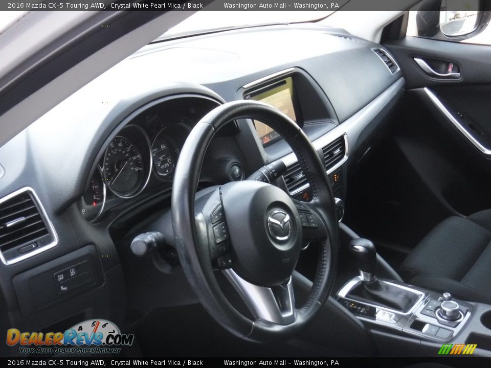 2016 Mazda CX-5 Touring AWD Crystal White Pearl Mica / Black Photo #13