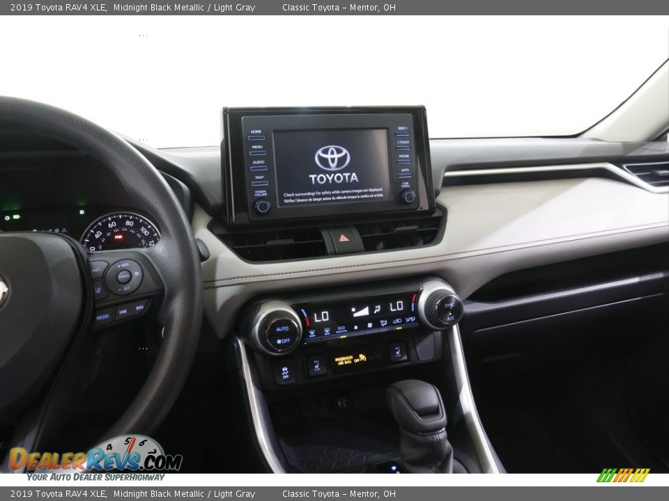 2019 Toyota RAV4 XLE Midnight Black Metallic / Light Gray Photo #9