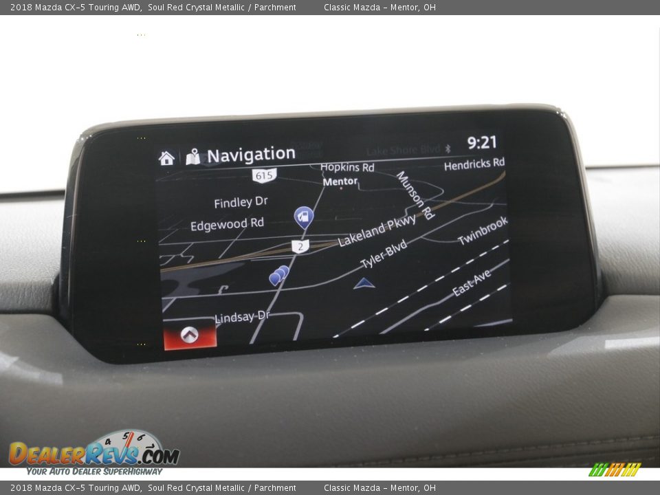 2018 Mazda CX-5 Touring AWD Soul Red Crystal Metallic / Parchment Photo #10