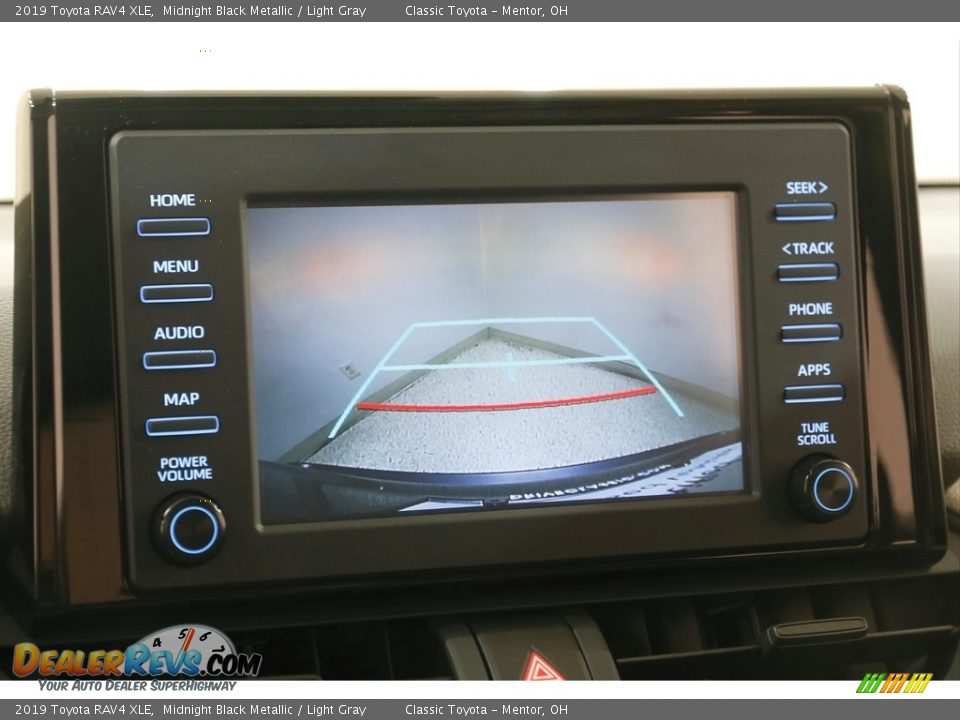 2019 Toyota RAV4 XLE Midnight Black Metallic / Light Gray Photo #11