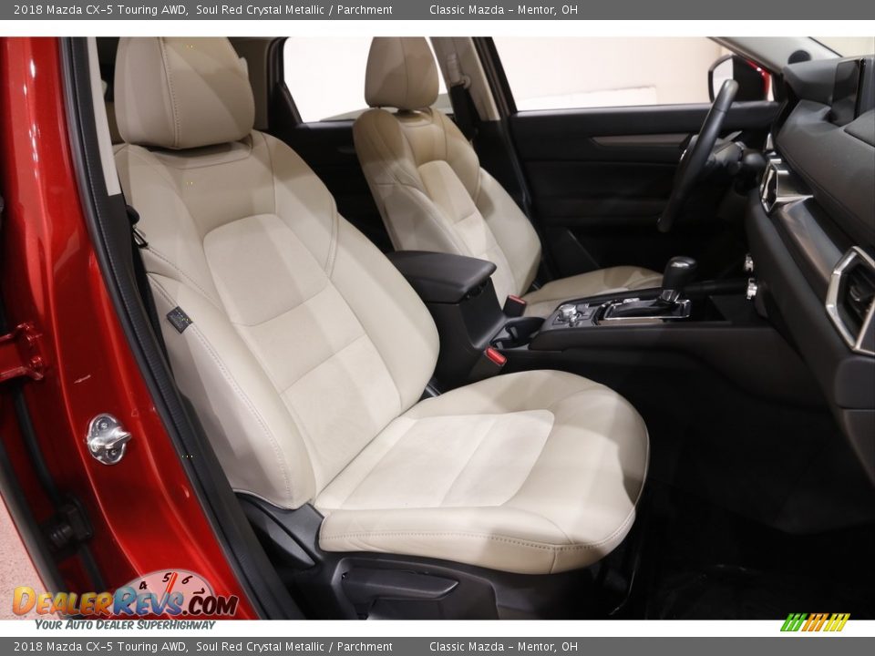 2018 Mazda CX-5 Touring AWD Soul Red Crystal Metallic / Parchment Photo #13