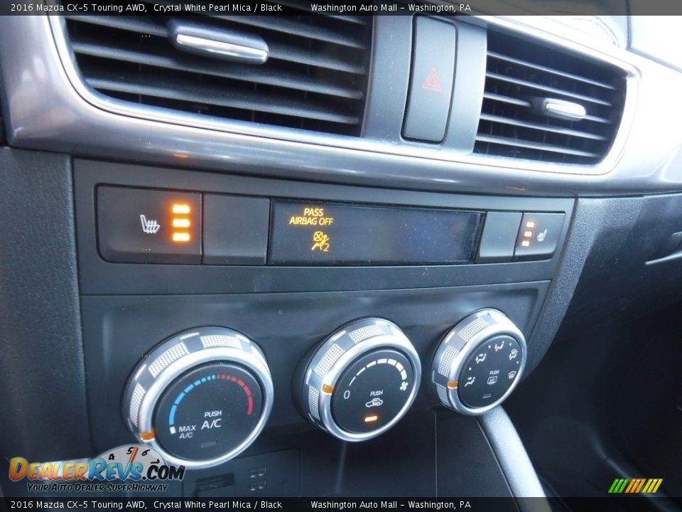 2016 Mazda CX-5 Touring AWD Crystal White Pearl Mica / Black Photo #19