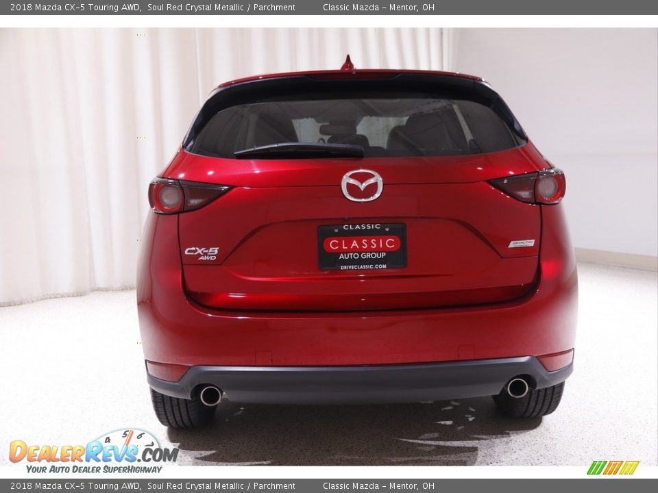 2018 Mazda CX-5 Touring AWD Soul Red Crystal Metallic / Parchment Photo #16
