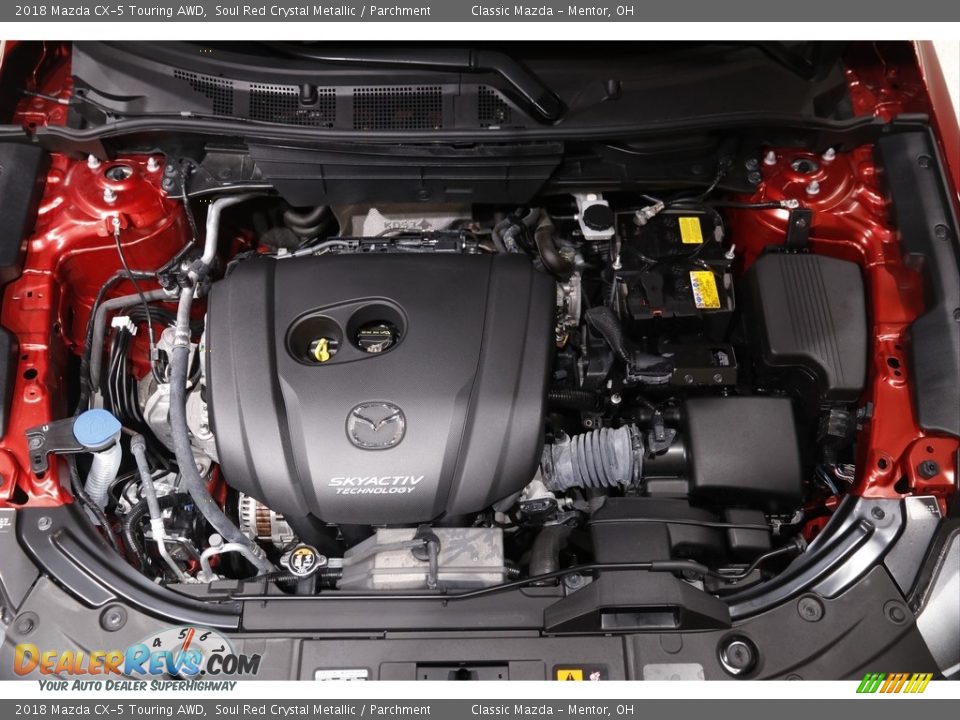 2018 Mazda CX-5 Touring AWD Soul Red Crystal Metallic / Parchment Photo #17