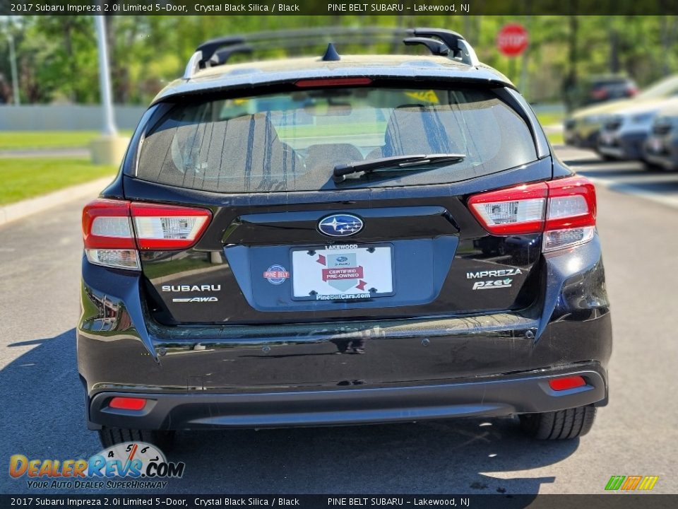 2017 Subaru Impreza 2.0i Limited 5-Door Crystal Black Silica / Black Photo #20