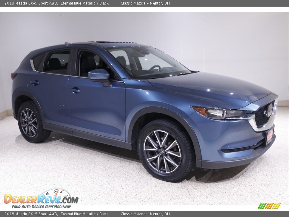 2018 Mazda CX-5 Sport AWD Eternal Blue Metallic / Black Photo #1