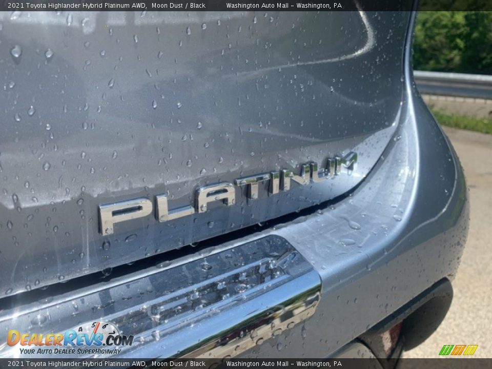 2021 Toyota Highlander Hybrid Platinum AWD Moon Dust / Black Photo #18