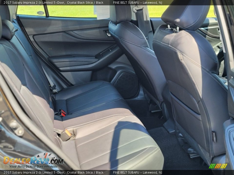 2017 Subaru Impreza 2.0i Limited 5-Door Crystal Black Silica / Black Photo #27