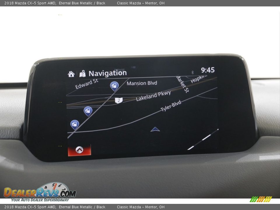 2018 Mazda CX-5 Sport AWD Eternal Blue Metallic / Black Photo #10