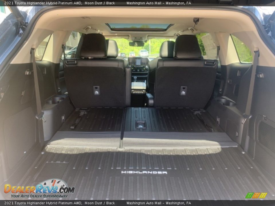 2021 Toyota Highlander Hybrid Platinum AWD Moon Dust / Black Photo #26