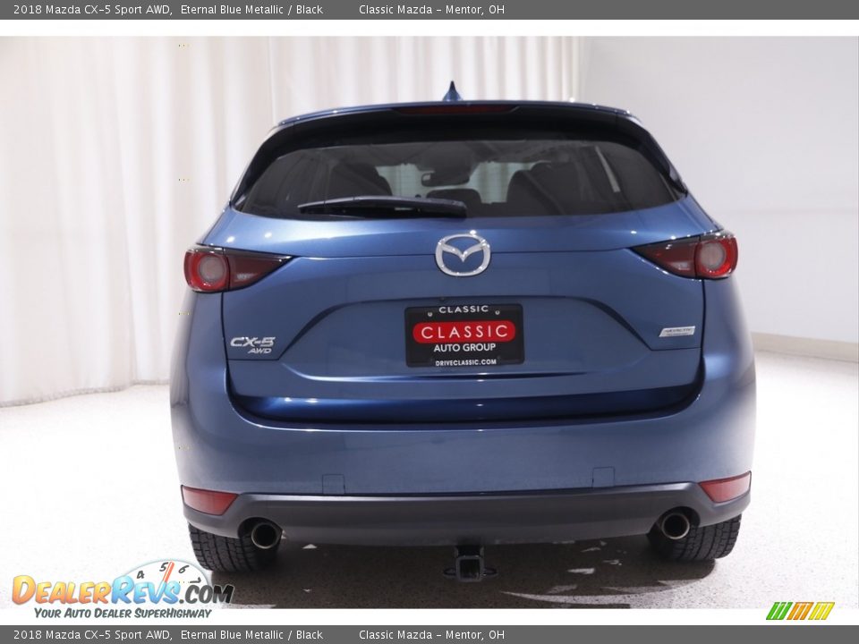 2018 Mazda CX-5 Sport AWD Eternal Blue Metallic / Black Photo #16