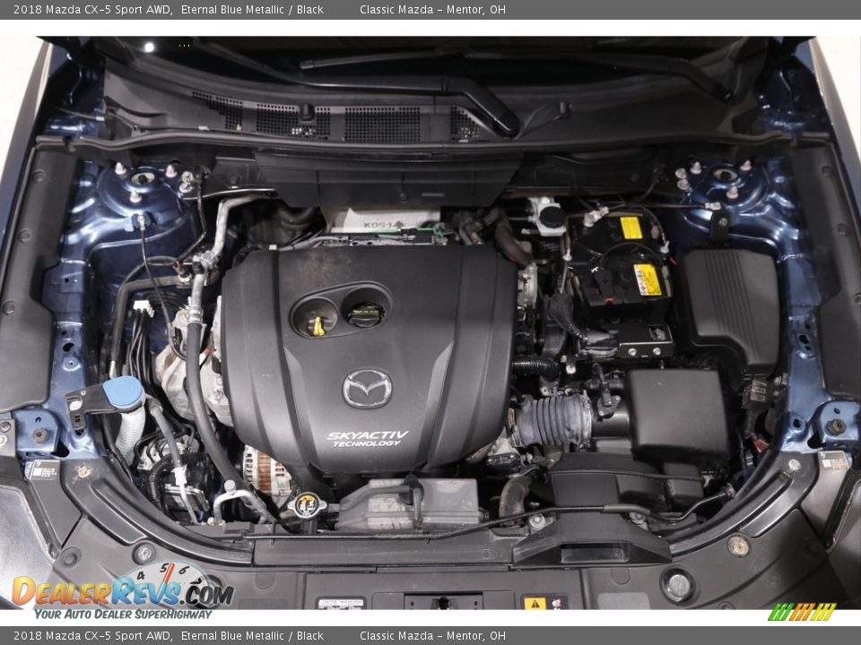 2018 Mazda CX-5 Sport AWD Eternal Blue Metallic / Black Photo #17