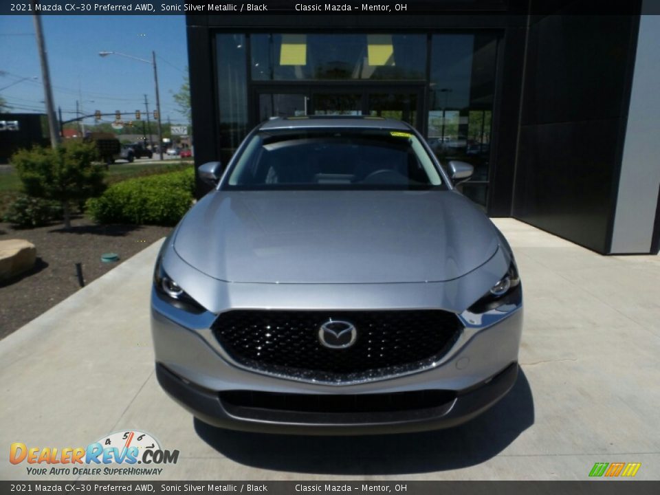 2021 Mazda CX-30 Preferred AWD Sonic Silver Metallic / Black Photo #2
