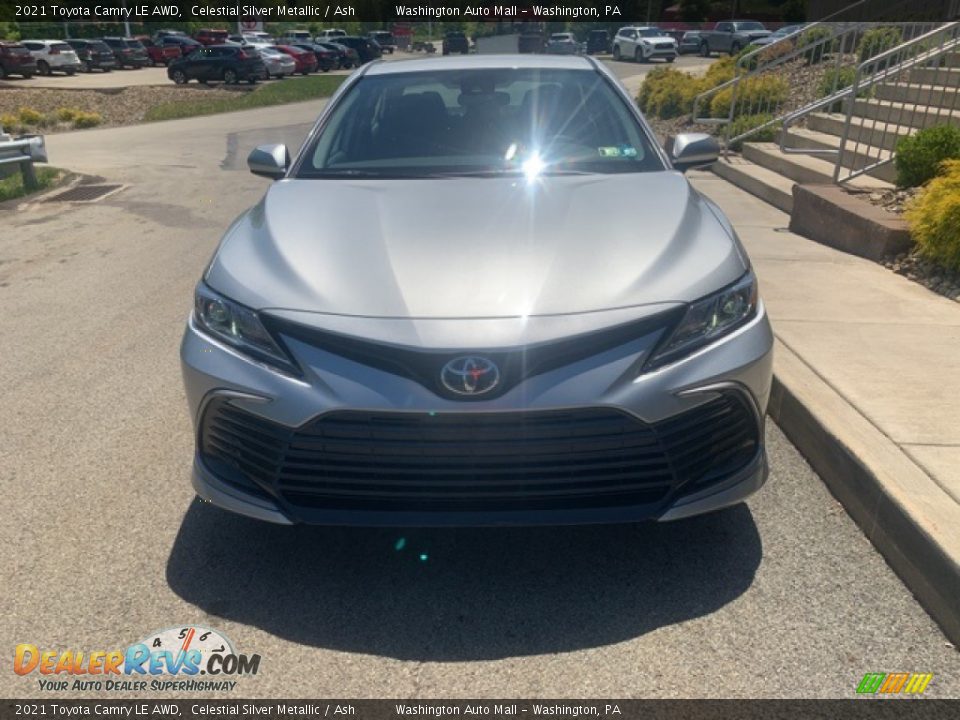 2021 Toyota Camry LE AWD Celestial Silver Metallic / Ash Photo #10