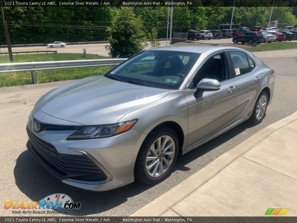 2021 Toyota Camry LE AWD Celestial Silver Metallic / Ash Photo #11