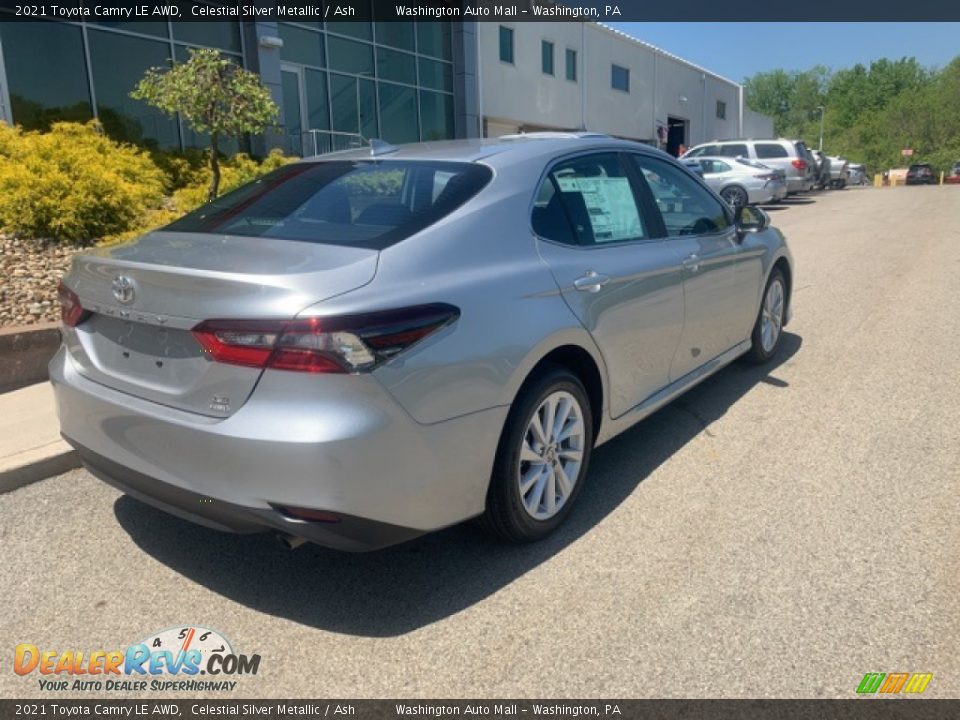 2021 Toyota Camry LE AWD Celestial Silver Metallic / Ash Photo #13