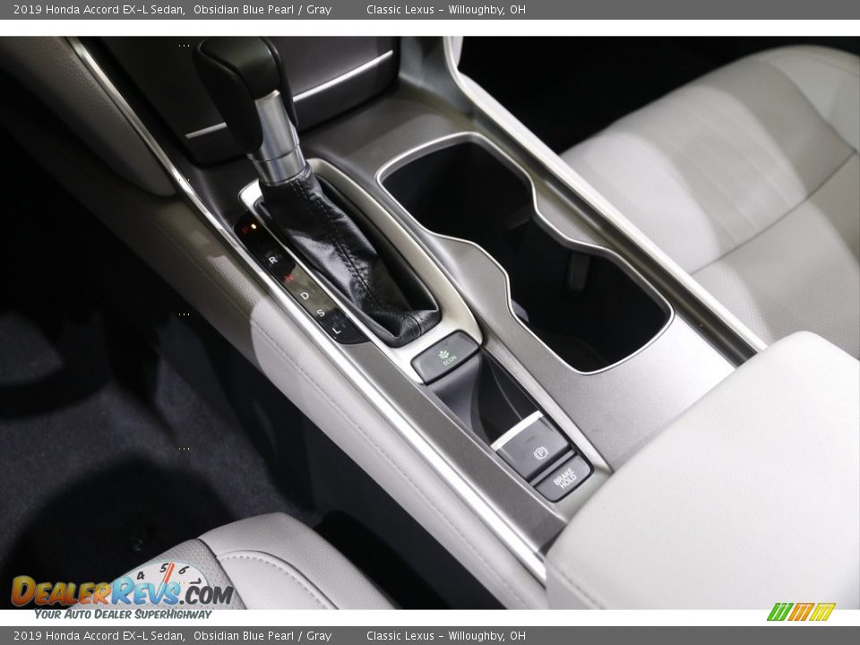 2019 Honda Accord EX-L Sedan Obsidian Blue Pearl / Gray Photo #13