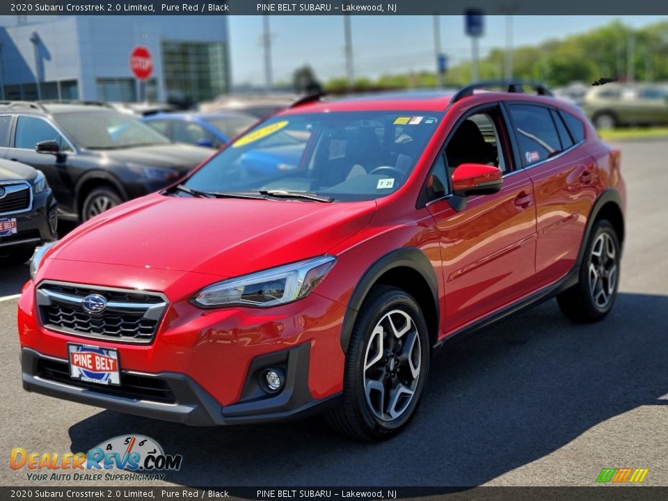 2020 Subaru Crosstrek 2.0 Limited Pure Red / Black Photo #1