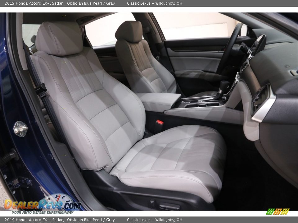 2019 Honda Accord EX-L Sedan Obsidian Blue Pearl / Gray Photo #15