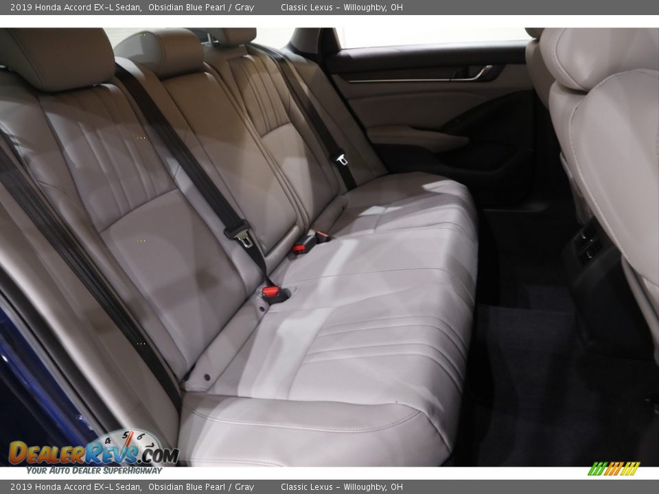 2019 Honda Accord EX-L Sedan Obsidian Blue Pearl / Gray Photo #16