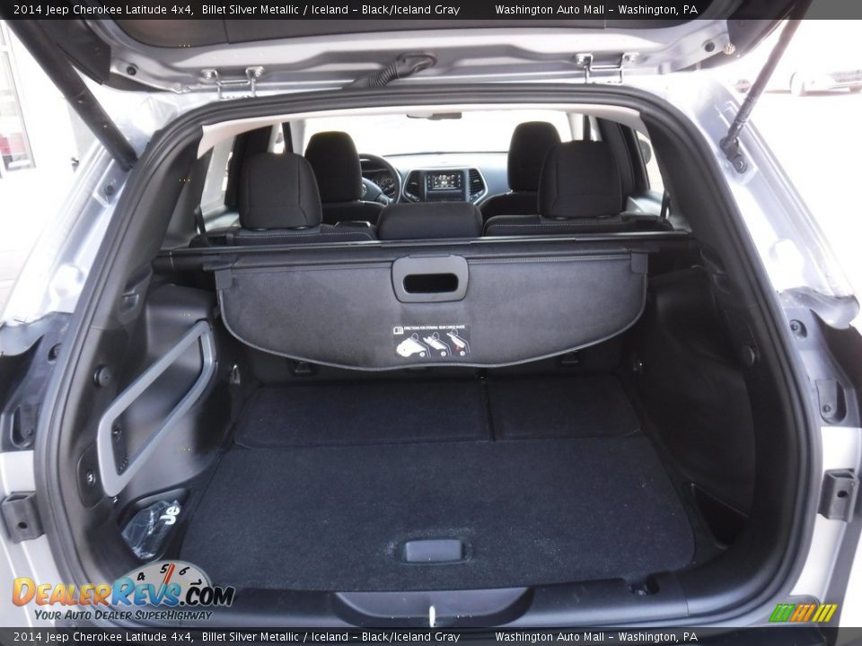 2014 Jeep Cherokee Latitude 4x4 Billet Silver Metallic / Iceland - Black/Iceland Gray Photo #23