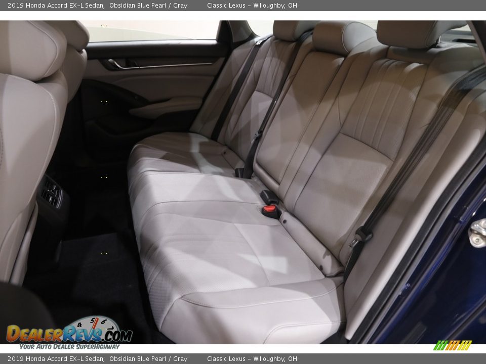 2019 Honda Accord EX-L Sedan Obsidian Blue Pearl / Gray Photo #17