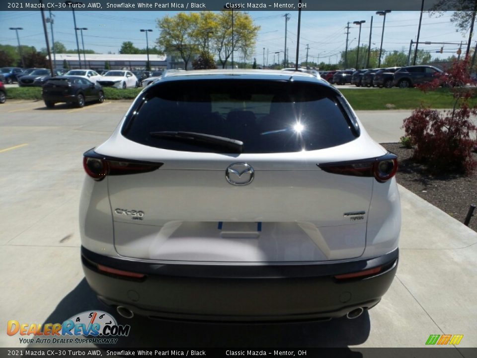 2021 Mazda CX-30 Turbo AWD Snowflake White Pearl Mica / Black Photo #5