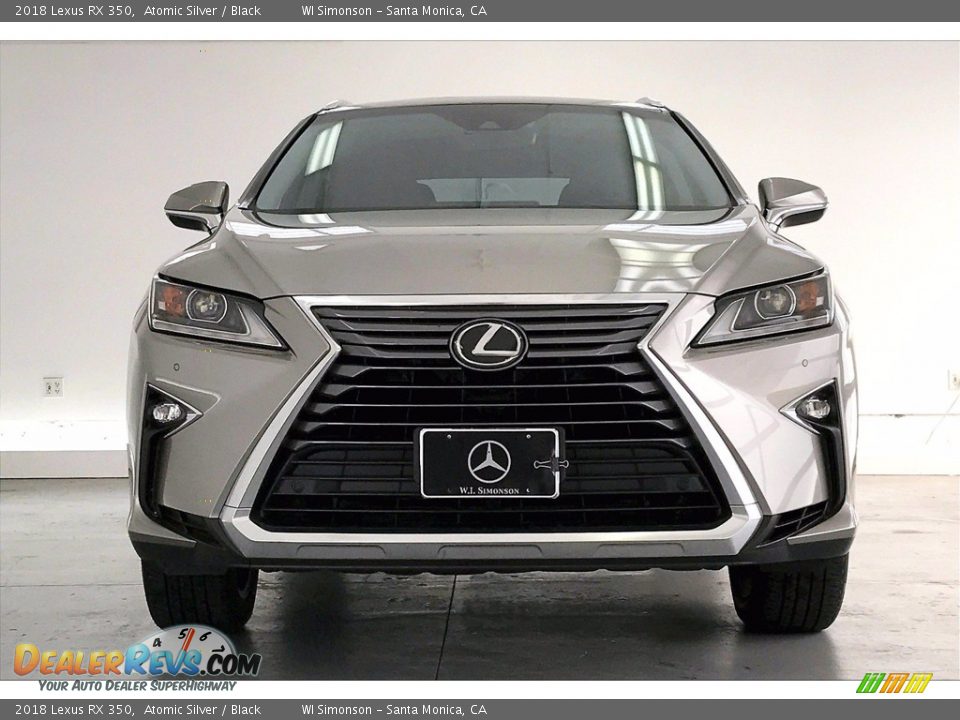 2018 Lexus RX 350 Atomic Silver / Black Photo #2